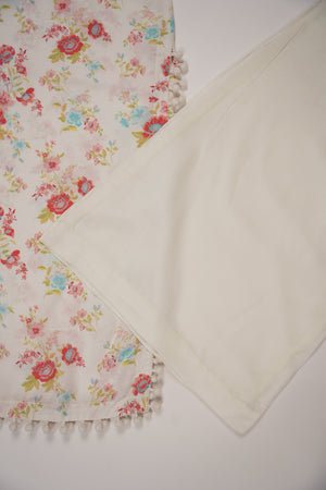 Rozi - Exclusive Karandi Outfit with  Shawl - Ready to Wear -MC207