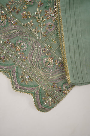 Tehwar - Luxury Organza Outfit with Organza Dupatta - Ready to Wear MC269- Eid Volume 4