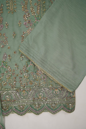 Tehwar - Luxury Organza Outfit with Organza Dupatta - Ready to Wear MC269- Eid Volume 4