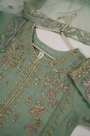 Tehwar - Luxury Organza Outfit with Organza Dupatta - Ready to Wear MC269- Eid Volume 4