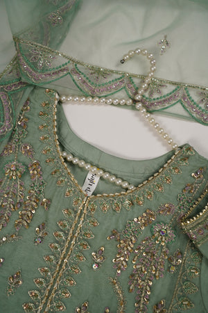 Tehwar - Luxury Organza Outfit with Organza Dupatta - Ready to Wear MC269- Eid Volume 4
