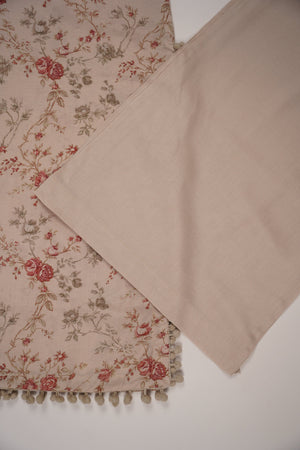 Rozi - Exclusive Karandi Outfit with  Shawl - Ready to Wear -MC208