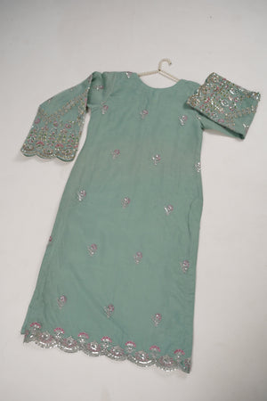 Tehwar - Luxury Organza Outfit with Organza Dupatta - Ready to Wear MC280- Eid Volume 4