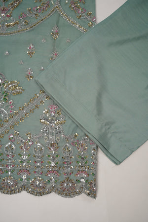Tehwar - Luxury Organza Outfit with Organza Dupatta - Ready to Wear MC280- Eid Volume 4