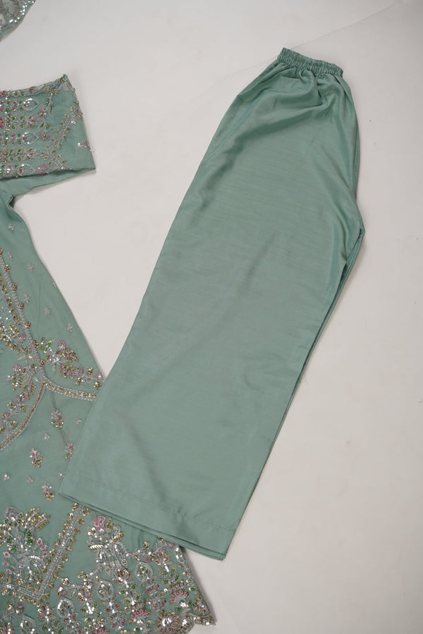 Tehwar - Luxury Organza Outfit with Organza Dupatta - Ready to Wear MC280- Eid Volume 4