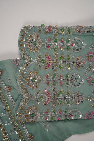 Tehwar - Luxury Organza Outfit with Organza Dupatta - Ready to Wear MC280- Eid Volume 4