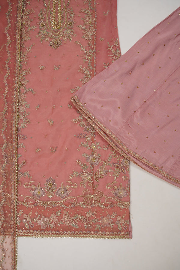 Tehwar - Luxury Organza Outfit with Organza Dupatta - Ready to Wear MC270- Eid Volume 4