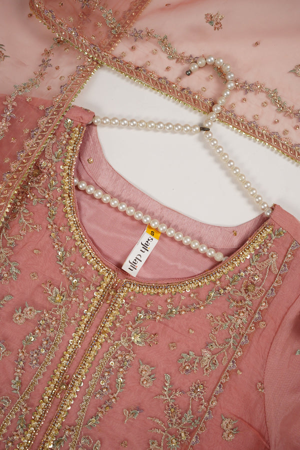 Tehwar - Luxury Organza Outfit with Organza Dupatta - Ready to Wear MC270- Eid Volume 4