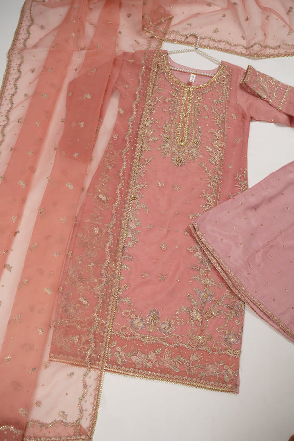 Tehwar - Luxury Organza Outfit with Organza Dupatta - Ready to Wear MC270- Eid Volume 4