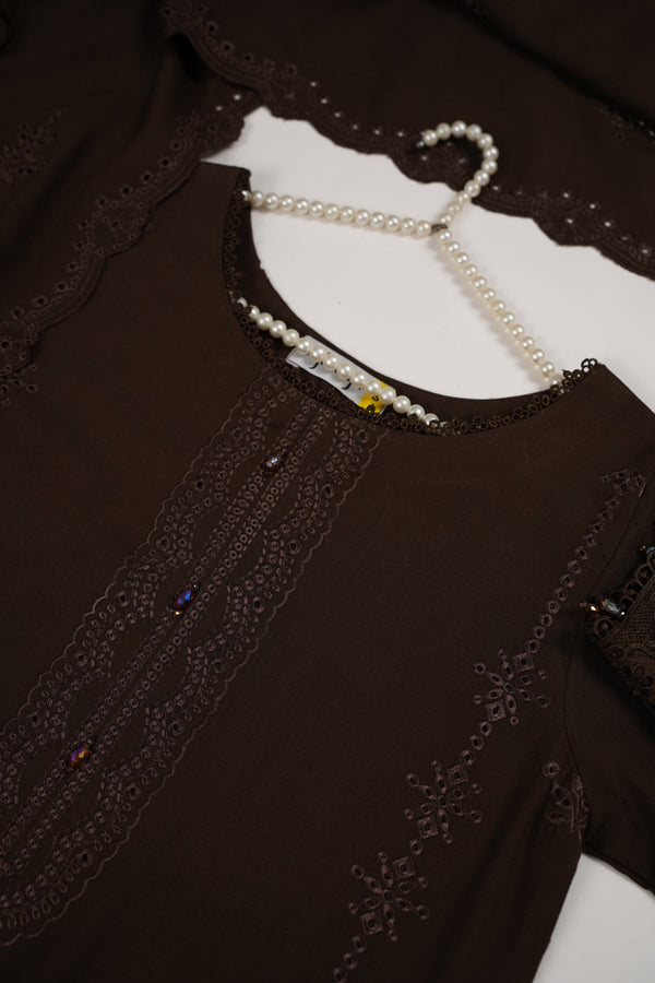 Rozi - Exclusive Wool  Outfit with Shawl - Ready to Wear -MC275- Eid Volume 3