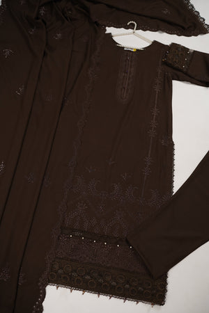 Rozi - Exclusive Wool  Outfit with Shawl - Ready to Wear -MC275- Eid Volume 3