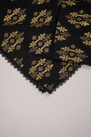 Rozi - Exclusive Khaddar Outfit with Multani Shawl - Ready to Wear - Warm Fabric PD136-SB