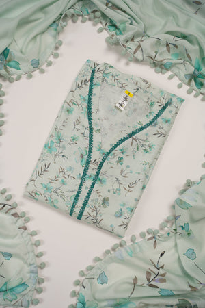 Rozi - Exclusive Karandi Outfit with  Shawl - Ready to Wear -MC204