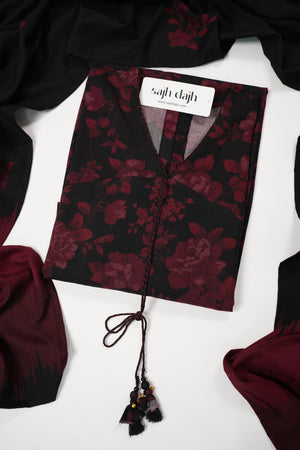Sada Bahar Originals - Exclusive Dhanak Outfit with  Shawl - Ready to Wear SD560