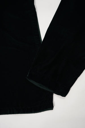 Tawakkal - Luxury Velvet Outfit with Embroidered Velvet Shawl Green