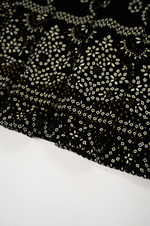 Tawakkal - Luxury Velvet Outfit with Embroidered Velvet Shawl Black