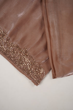 Khaas - Luxury Sheesha Silk Outfit - Hand Work - Ready to Wear SD304