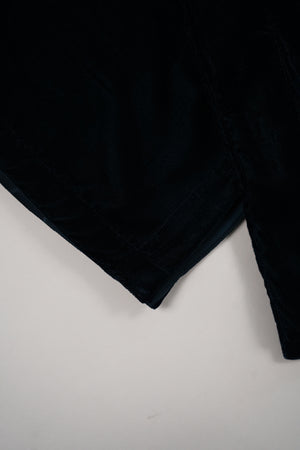 Tawakkal - Luxury Velvet Outfit with Embroidered Velvet Shawl Green Zinc