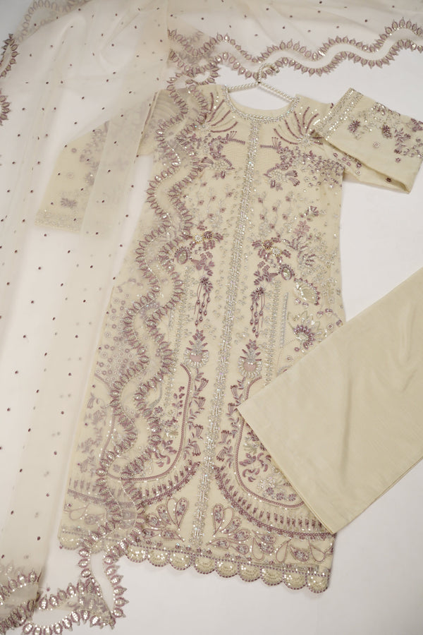 Tehwar - Luxury Organza Outfit with Organza Dupatta - Ready to Wear MC268- Eid Volume 4