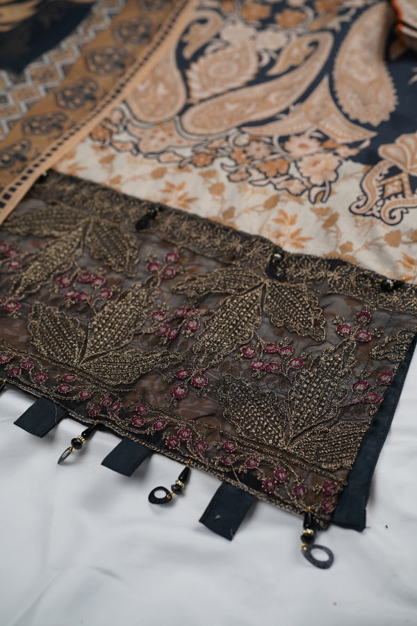 Chamak Damak - Ready to Wear - Sequin Embroidered Lawn with Chiffon Dupatta