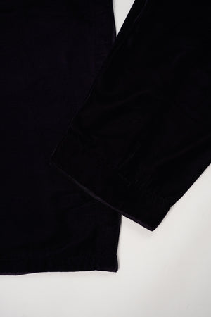 Tawakkal - Luxury Velvet Outfit with Embroidered Velvet Shawl dark purple