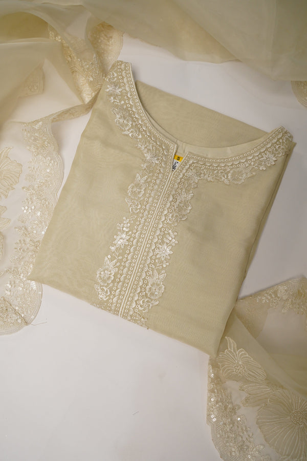 Tehwar - Luxury Organza Outfit with Organza Dupatta - Ready to Wear MC271- Eid Volume 4