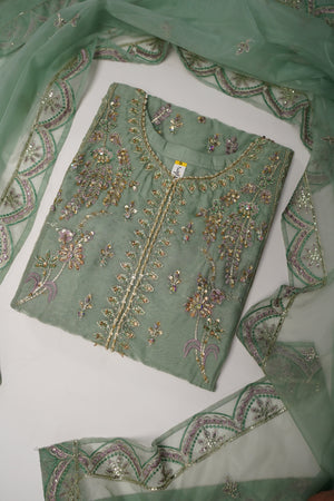 Tehwar - Luxury Organza Outfit with Organza Dupatta - Ready to Wear MC269- Eid Volume 4