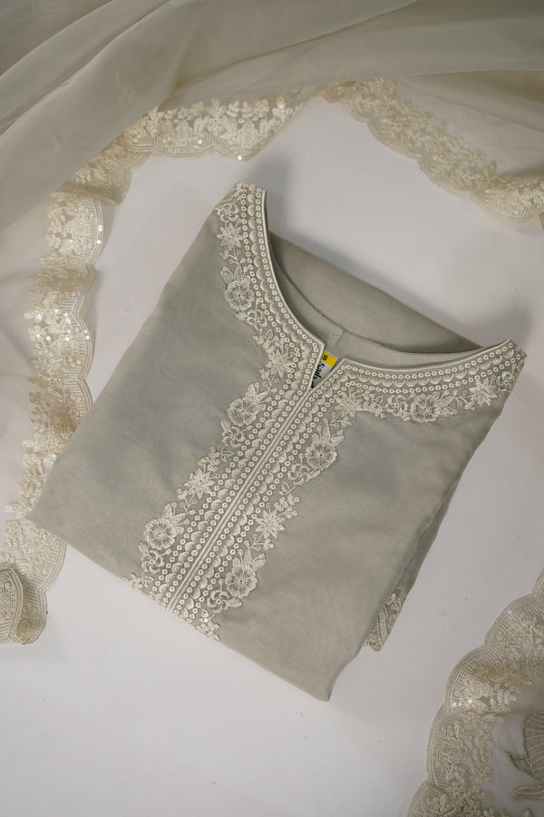 Tehwar - Luxury Organza Outfit with Organza Dupatta - Ready to Wear MC273- Eid Volume 4