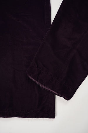 Tawakkal - Luxury Velvet Outfit with Embroidered Velvet Shawl purple