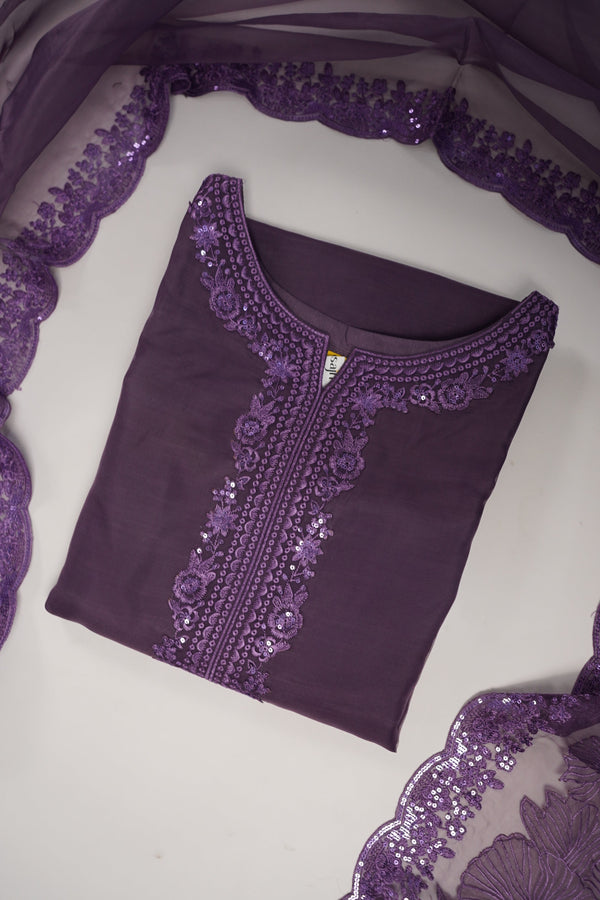 Tehwar - Luxury Organza Outfit with Organza Dupatta - Ready to Wear MC278- Eid Volume 4