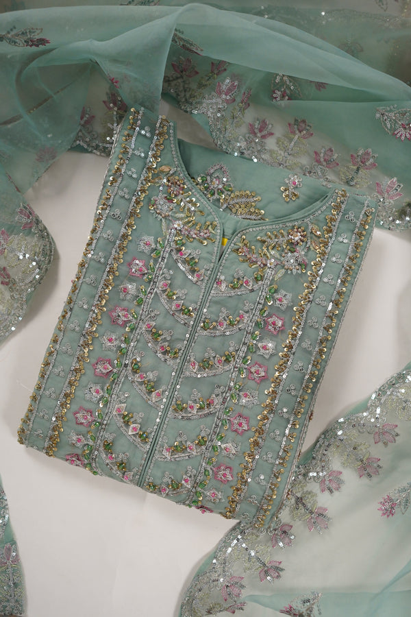 Tehwar - Luxury Organza Outfit with Organza Dupatta - Ready to Wear MC280- Eid Volume 4