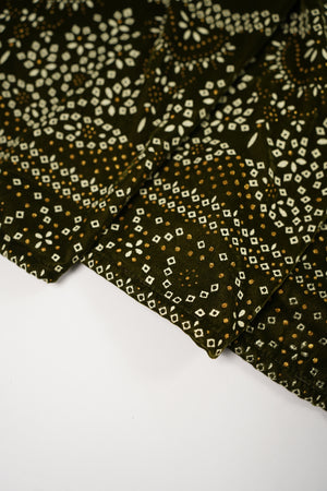 Tawakkal - Luxury Velvet Outfit with Embroidered Velvet Shawl  Mehndi