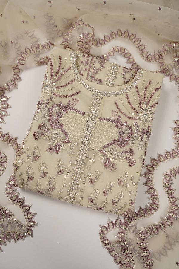 Tehwar - Luxury Organza Outfit with Organza Dupatta - Ready to Wear MC268- Eid Volume 4