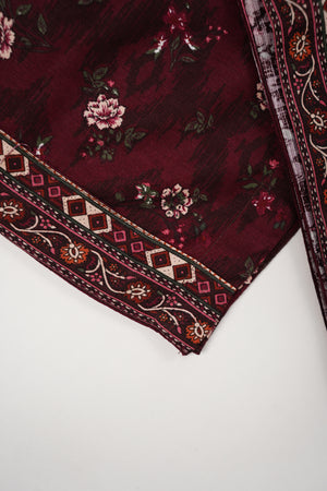 Rozi - Exclusive Khaddar Outfit with  Shawl - Ready to Wear SD565