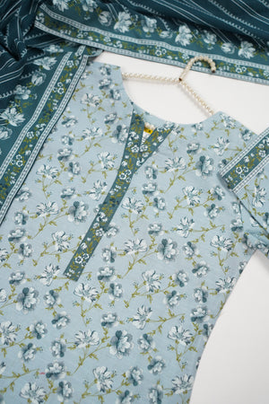 Rozi - Exclusive Khaddar Outfit with  Shawl - Ready to Wear SD570