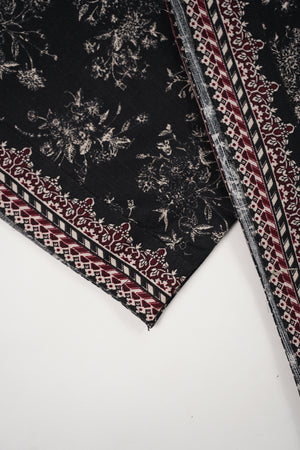 Rozi - Exclusive Khaddar Outfit with  Shawl - Ready to Wear SD569