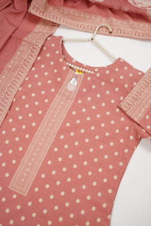 Rozi - Exclusive Khaddar Outfit with  Shawl - Ready to Wear SD568