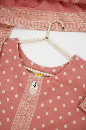 Rozi - Exclusive Khaddar Outfit with  Shawl - Ready to Wear SD568