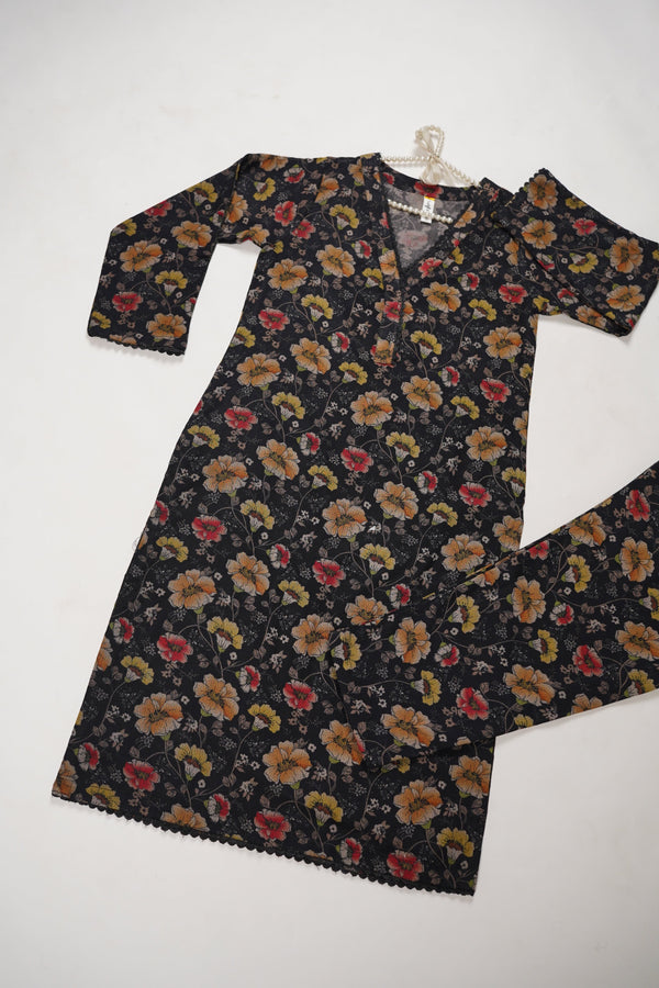 Rozi - Luxury Dhanak  Co-Ords - Ready to Wear PKD004