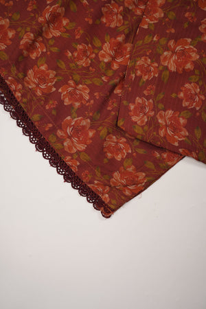 Rozi - Printed Linen Bana Dora Outfit - Ready to Wear SB139