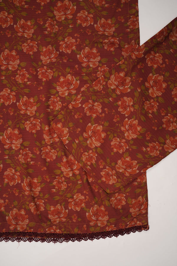 Rozi - Printed Linen Bana Dora Outfit - Ready to Wear PD139