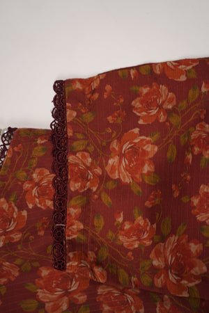 Rozi - Printed Linen Bana Dora Outfit - Ready to Wear SB139