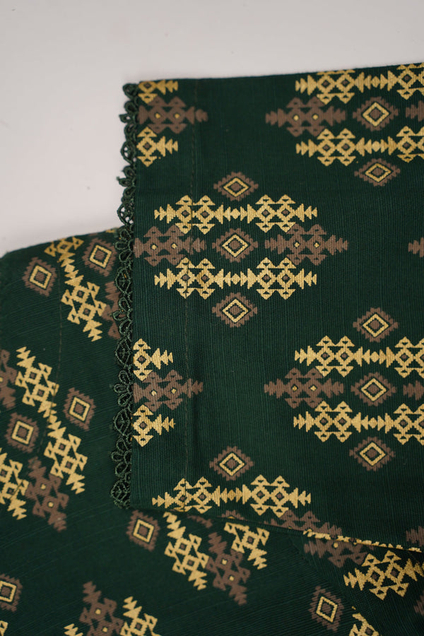Rozi - Exclusive Khaddar Outfit with Multani Shawl - Ready to Wear - Warm Fabric PD138