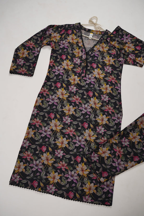 Rozi - Luxury Dhanak  Co-Ords - Ready to Wear PKD002