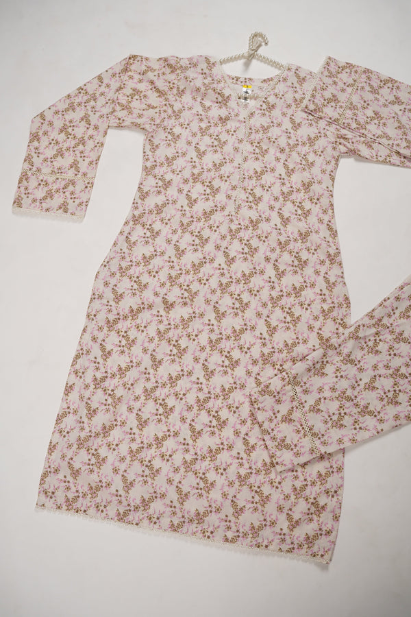 Rozi - Premium Quality Linen Outfit - Ready to wear PKD017