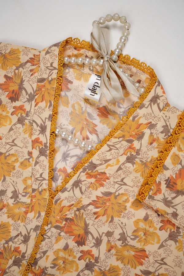 Rozi - Premium Quality Linen Outfit - Ready to wear PKD003