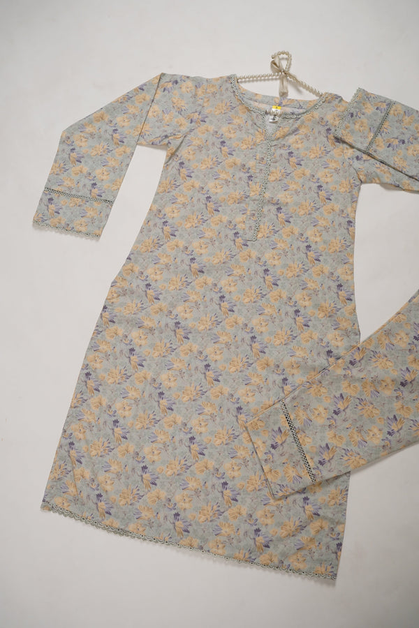 Rozi - Premium Quality Linen Outfit - Ready to wear PKD014