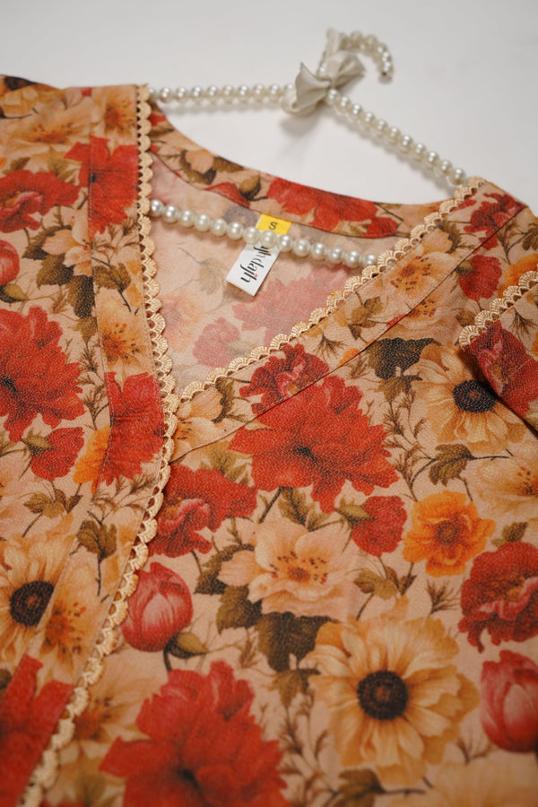 Rozi - Luxury Dhanak  Co-Ords - Ready to Wear PKD008