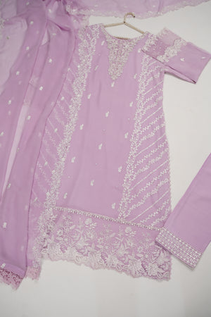 Husan e Jahan - Luxury Festive Collection  Outfit with Chiffon Dupatta  - Ready to Wear SD574