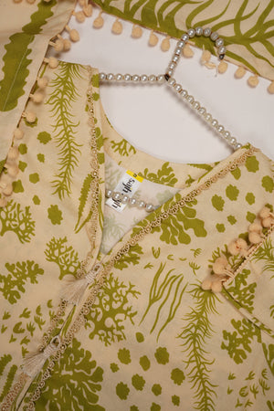 Rozi - Exclusive Khaddar Outfit with Shawl - Ready to Wear - PD140-SB